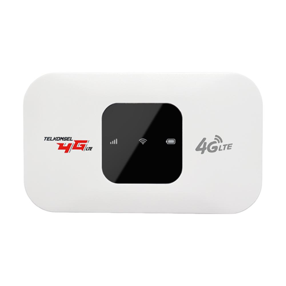 4G LTE Mobile WiFi Router with SIM Card Slot 2100mAh 150Mbps Portable WiFi Hotspot Support 8 To 10 Users for Car Travel/Home