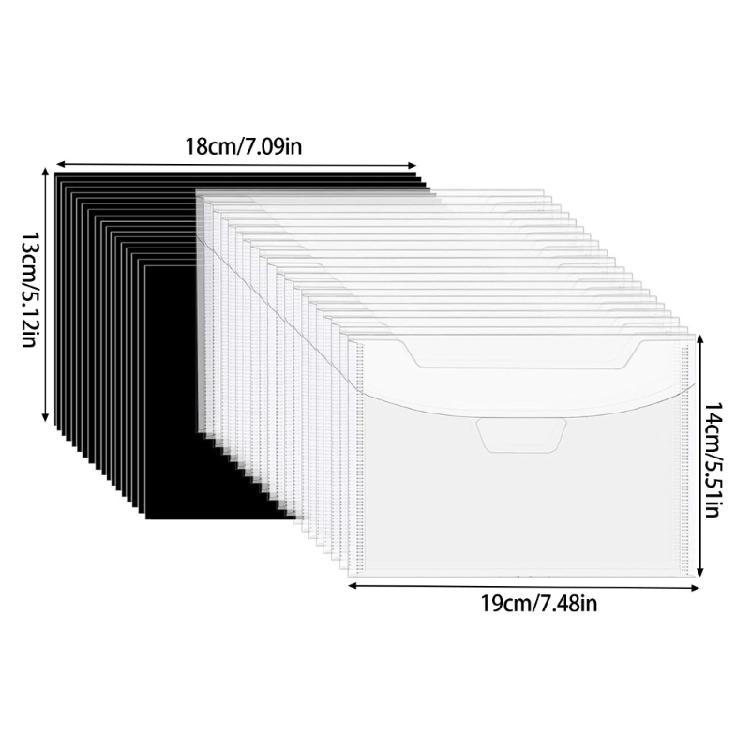 30 Pcs Die Storage Bag Magnetic Plate Cutting Dies Stencil Organizers Magnetic Sheets for Craft