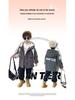 Children's 2025 Stylish Warm Streetwear Jacket - Cool and Handsome Boys' Autumn Winter Plus Velvet Thick Cotton Top