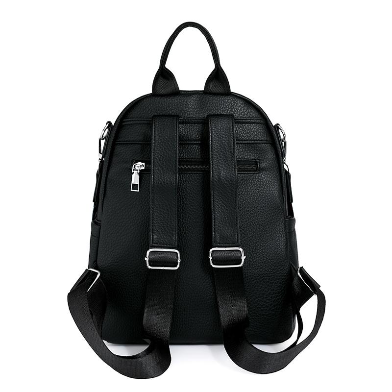 Damen Rucksack aus weichem Leder Vintage Reiserucksack