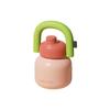 Copo de Palha, Caneca Térmica de Grande Capacidade para Escritório, Copo de Boca Larga para Beber Diretamente, Copo de Aço Inoxidável, Jarra Portátil, 1L