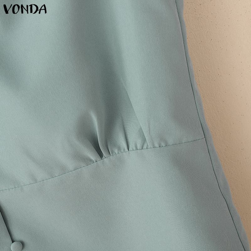 VONDA Canottiere Casual Eleganti da Donna Estive Senza Maniche con Nodo a Fiocco Blusa