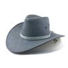 MIO  American Western Cowboy Hat Outdoor Men's Big Brim Cow Hat Vintage Cowboy Hats Cheap