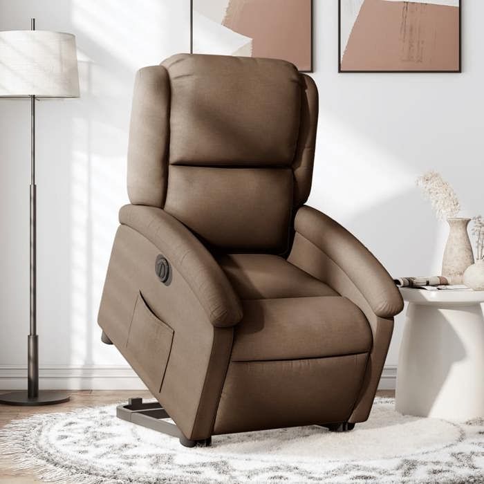 VidaXL Electric Recliner, Relaxation Chair with Adjustable Backrest and Footrest, Living Room Seat, Modern, 3204192