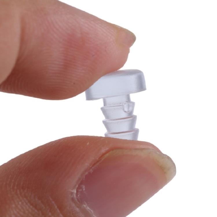 100 Stück Klare Gummi-Möbelpads Tisch Stuhlbein Füße Unterlage für Haushalt