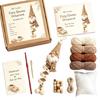 Crochet Dwarf Set with Printed Instructions and Knitting Supplies, Hanging Ornament Making Set for Shelf or Tree Decoration