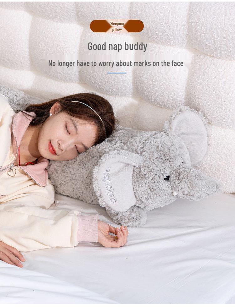 Cute Bear Long Plush Hugging Pillow – Animal Toy & Sofa Cushion, Perfect Birthday Gift