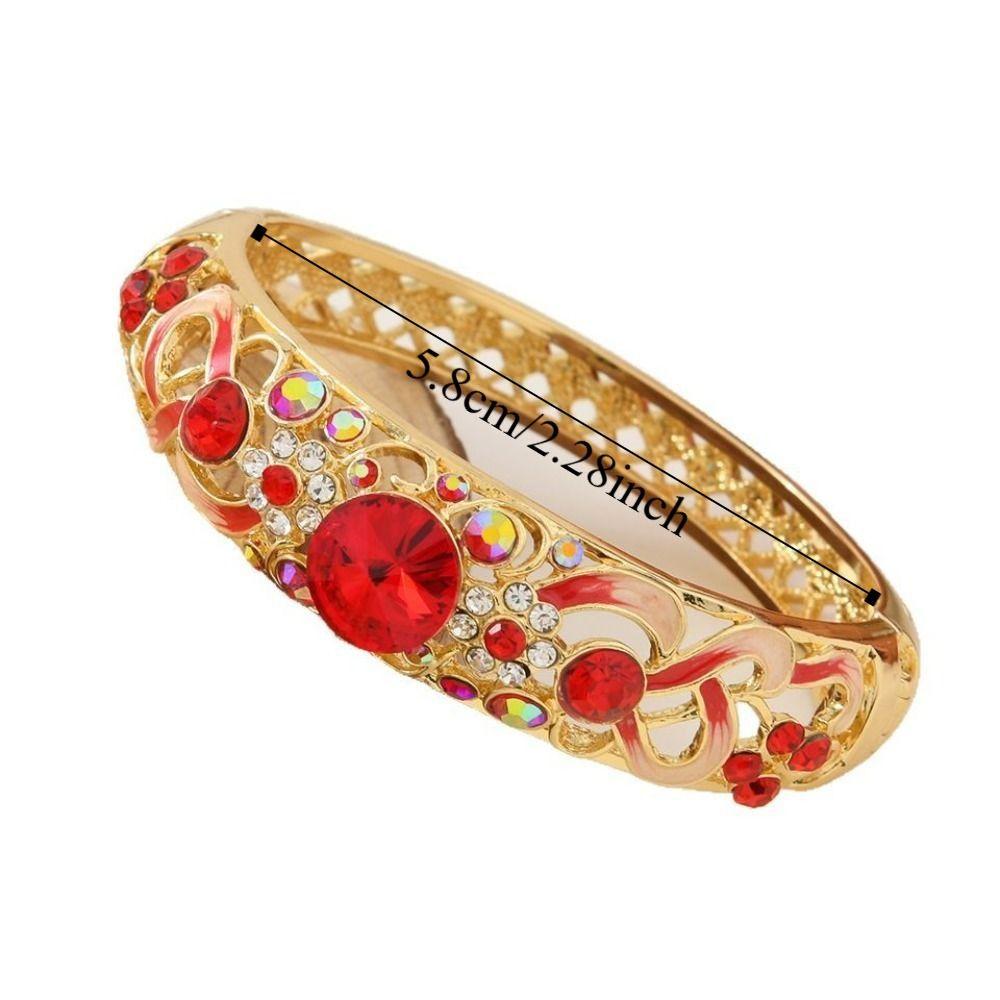 Chinese Beijing Cloisonne Bracelet Traditional Vintage Ethnic Bangles  Jewelry