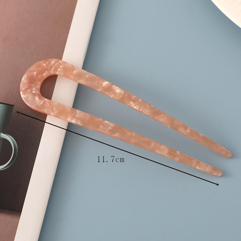 Fashion Hairpin Hair Sticks Women Hair Clip Elegant Colorful Acetate Hair Clips Girls Hair Sticks Hair Accessories Hairpin New