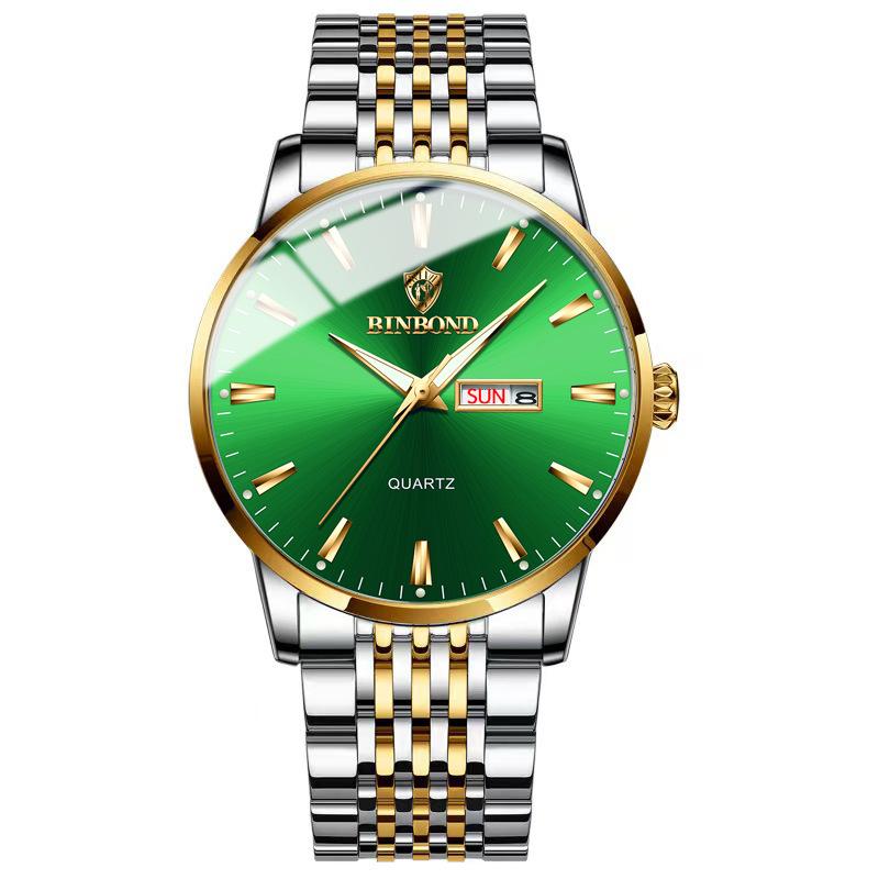2024 Mens Watches Top Brand Luxury Business Men Watch Waterproof Male Clock Man Quartz Wristwatches Auto Date Week