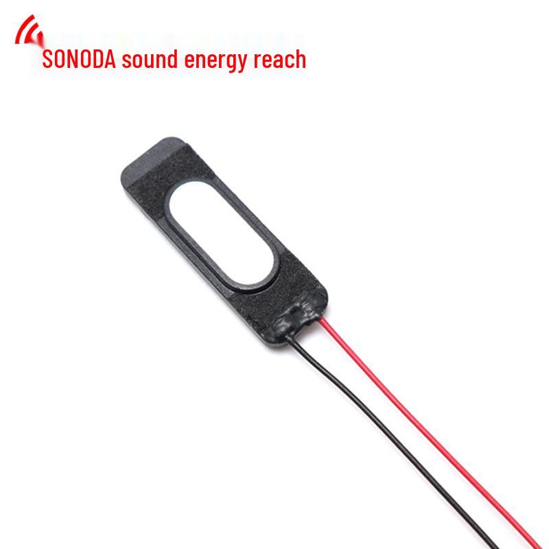 Racetrack-shaped 8 Ohm, 1W Notebook/Tablet Voice Prompt Loudspeaker with Internal Magnet