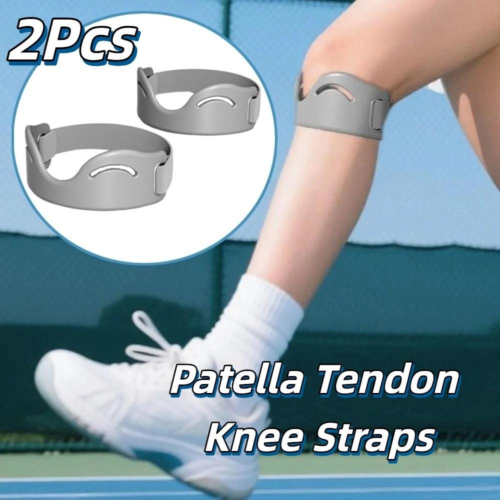 2Pcs Flexible Patella Tendon Stabilizer Elastic Patella Knee Strap  Sports Running