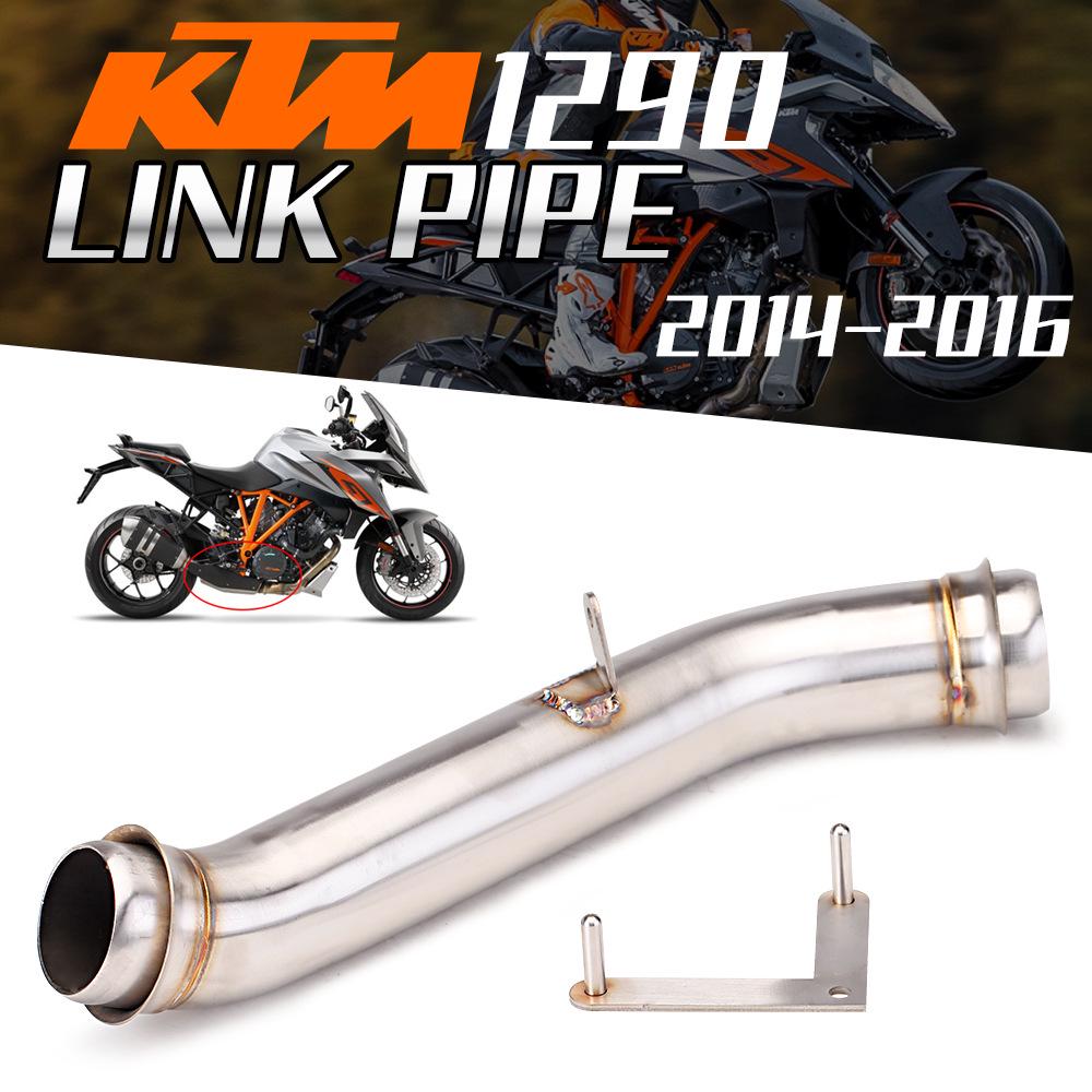 Stainless Steel Mid-Section Exhaust Pipe for 2014-2016 DUKE 1290 Motorcycle Modification
