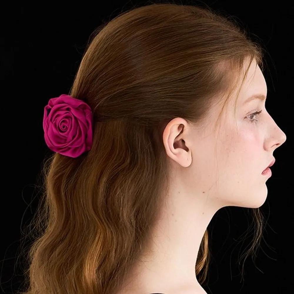 Rose Hair Clip JP-23-326CC beige