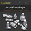 Disu Universal Ratchet Wrench Socket Adapter Set: 1/4, 3/8, 1/2, 3/4 Sizes