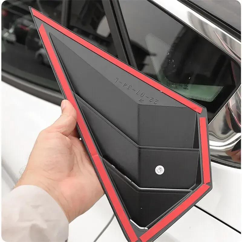 Car Rear Window Quarter Louver Shutter Cover For Ford Mondeo Fusion Sedan   Side Vent Trim ABS Exterior Accessories