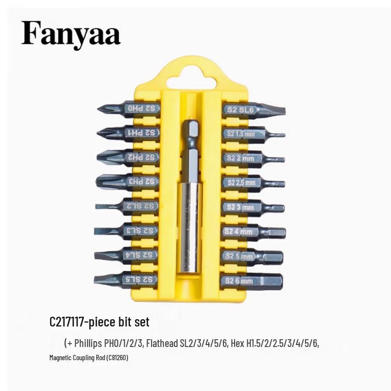Fanyaa Screwdriver  Electric Drill Bit Set