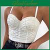 Top Corset Camisole Sexy Gothic Women Fashion Slim Crop Top Woman Party Temperament Camisole Tube Top