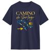 Camino de Santiago TShirts Unisex Amazing Cotton Tee Shirt Round Collar Short Sleeve T Shirts Unique Clothing