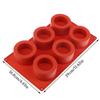 1Pc 6 Hole Round Cake Mold Cake Decorating Silicone Mold DIY Cakes Baking Tools Mousse Soap Molds 3D Cake Tray Baking Pan