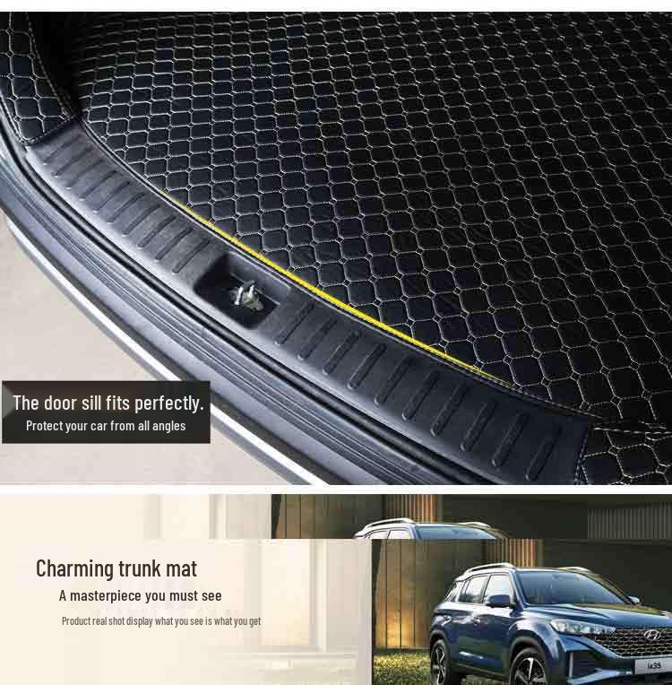 Xingyuan UP Car-Specific Interior Modification Trunk Mat (Compatible with Aftermarket Body Kit)