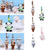 Animals Doll Cartoon Pilot Otter Keychain Decorations Otter Keyring  Children