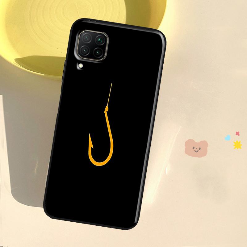 Carp Fish Fishing rod Hook Case For Huawei Honor X8 X7a X8a X9a 50 70 90 Magic5 Lite P20 P40 P60 P30 Pro Nova 9 Cover
