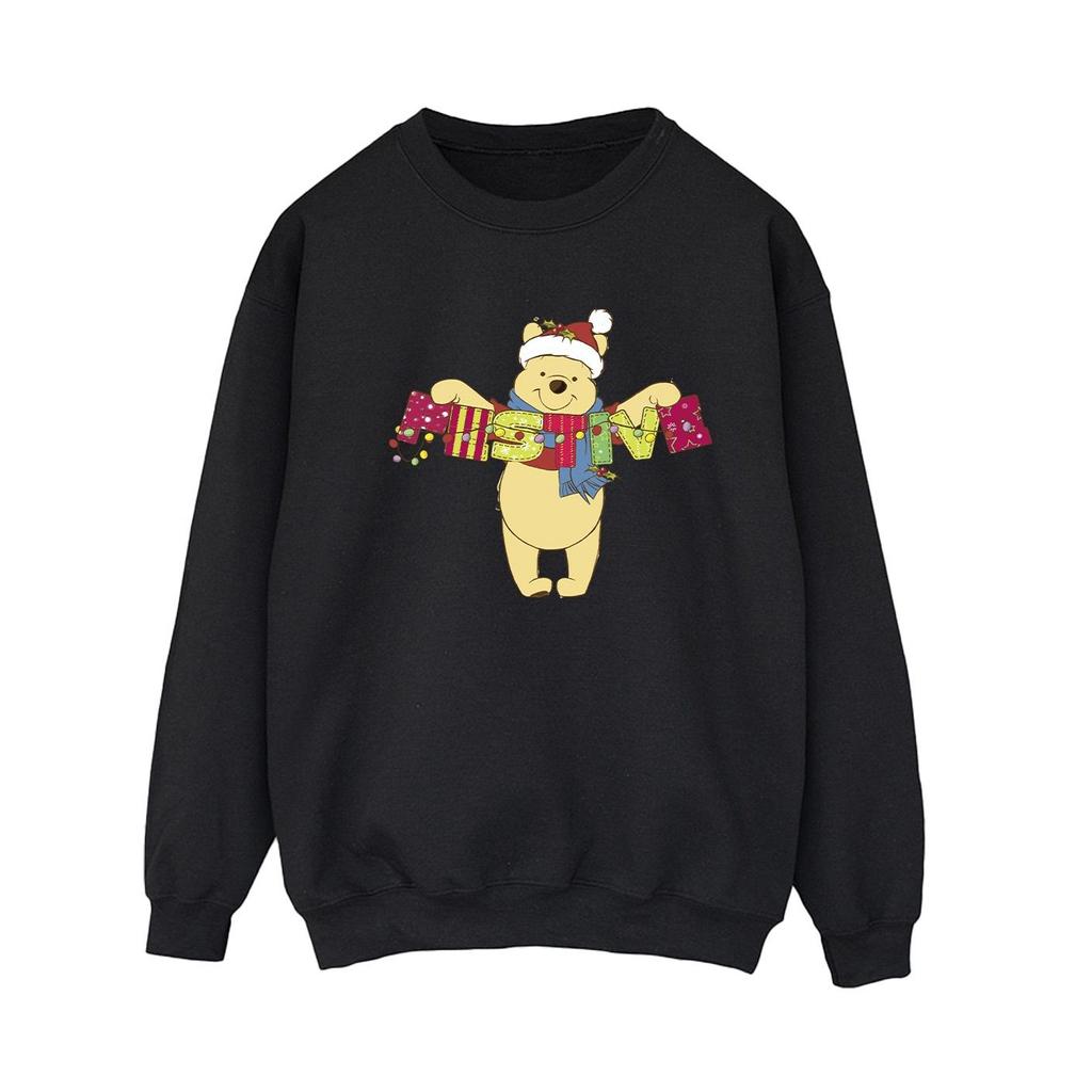Disney Womens/Ladies Winnie The Pooh Festive Sweatshirt
