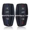 Colorful Silicone Key Cover with Honeycomb Texture for Geely Binrui Cars
