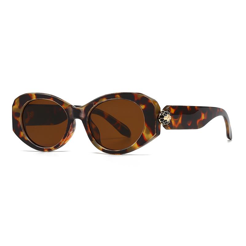 Korean Trendy Retro Square Large Frame Sunglasses Cross Border Export for European American Market Lh157