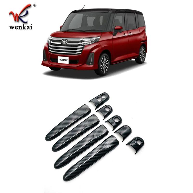 For Toyota TANK /ROOMY 2016- ABS Chrome Exterior Door Handle Door Bowl Cover Trim Molding Accessories