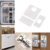 Cupboard Door Kitchen Hinge Repair Kit Plate Fixing Screws Cabinet Durable Tool