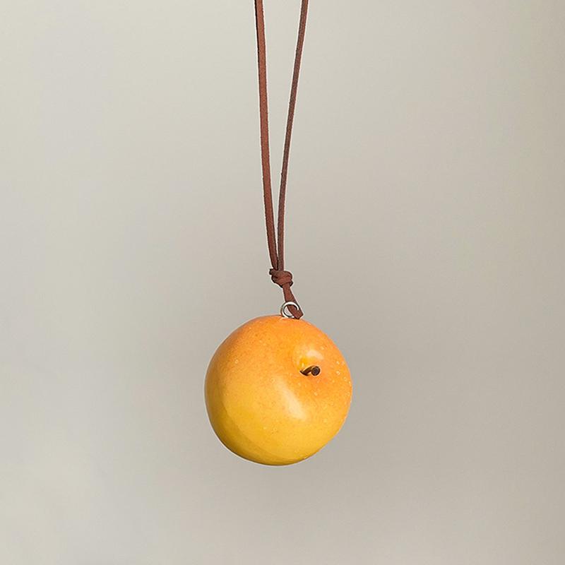 Funny  Bag Accessories Trend Fruits Pendant Necklace For Women Girls Y2K Cute Party Necklace Aesthetic Jewelry
