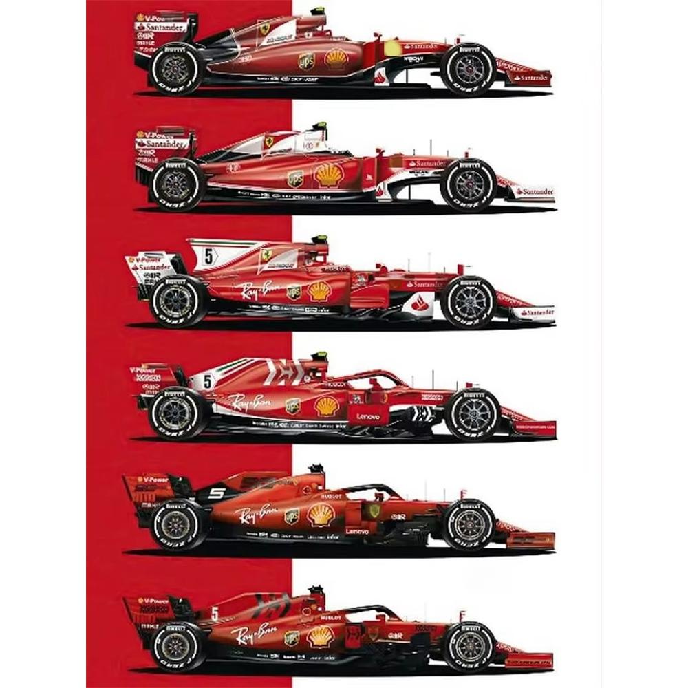 F1 Racing 5D Diamond Painting Kit DIY Handcraft Art Full Round_Square Drill Rome Decor Gift for Friends