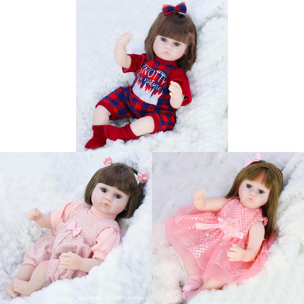 Baby Reborn Doll 42cm Soft Silicone Baby Toy For Kids Play And Educational Use