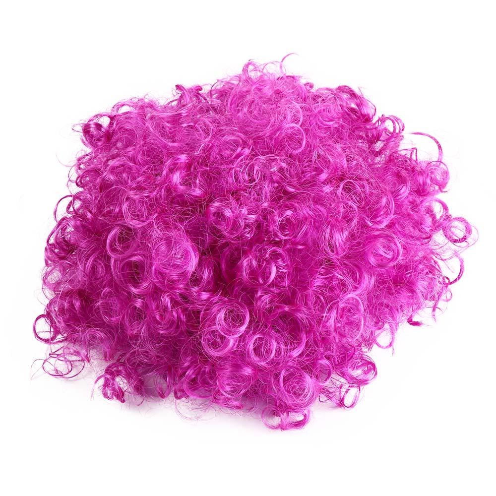 Football Fans Wigs Afro Curly Wigs Adult Kids Synthetic Wigs Funny Wig Costume Party Cosplay Hairs