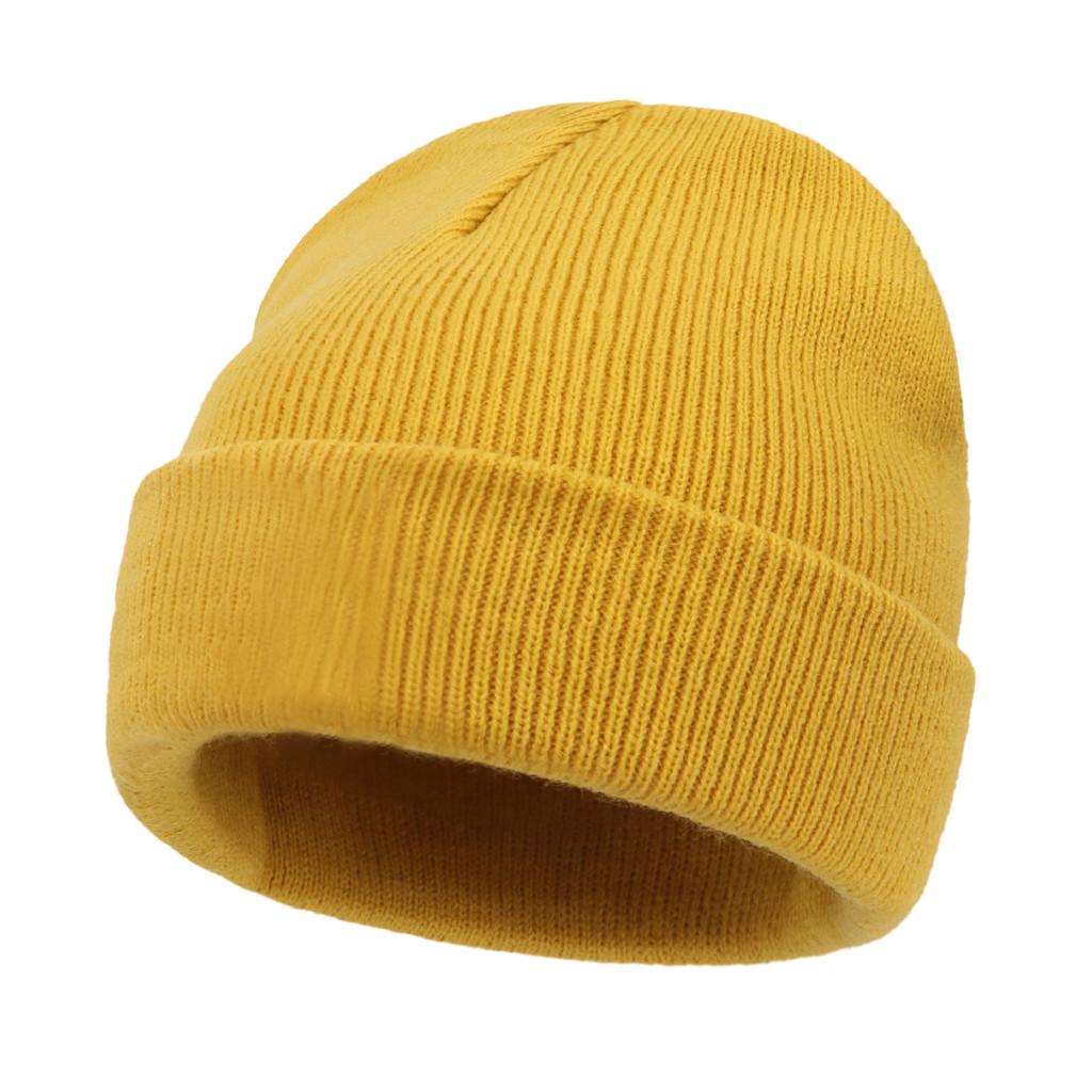 Child Adult Autumn Winter Knitted Hat With Breathable Warmth For Family Outdoor Use