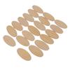 DIY Wooden Oval Slices for Creative Painting and Educational Crafts