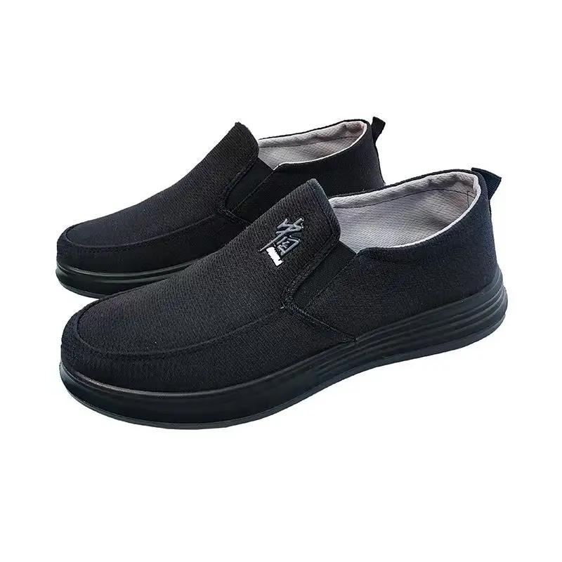 

Men S Summer Sneakers Cheap Shoes Clearance Free Shipping Solid Color Casual Sneakers Comfort Men S Shoes Non-Slip 39 чорний