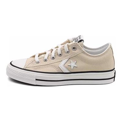 Star Player Star Arrow Comfortable Minimalist Low-top Canvas Shoes Unisex Beige