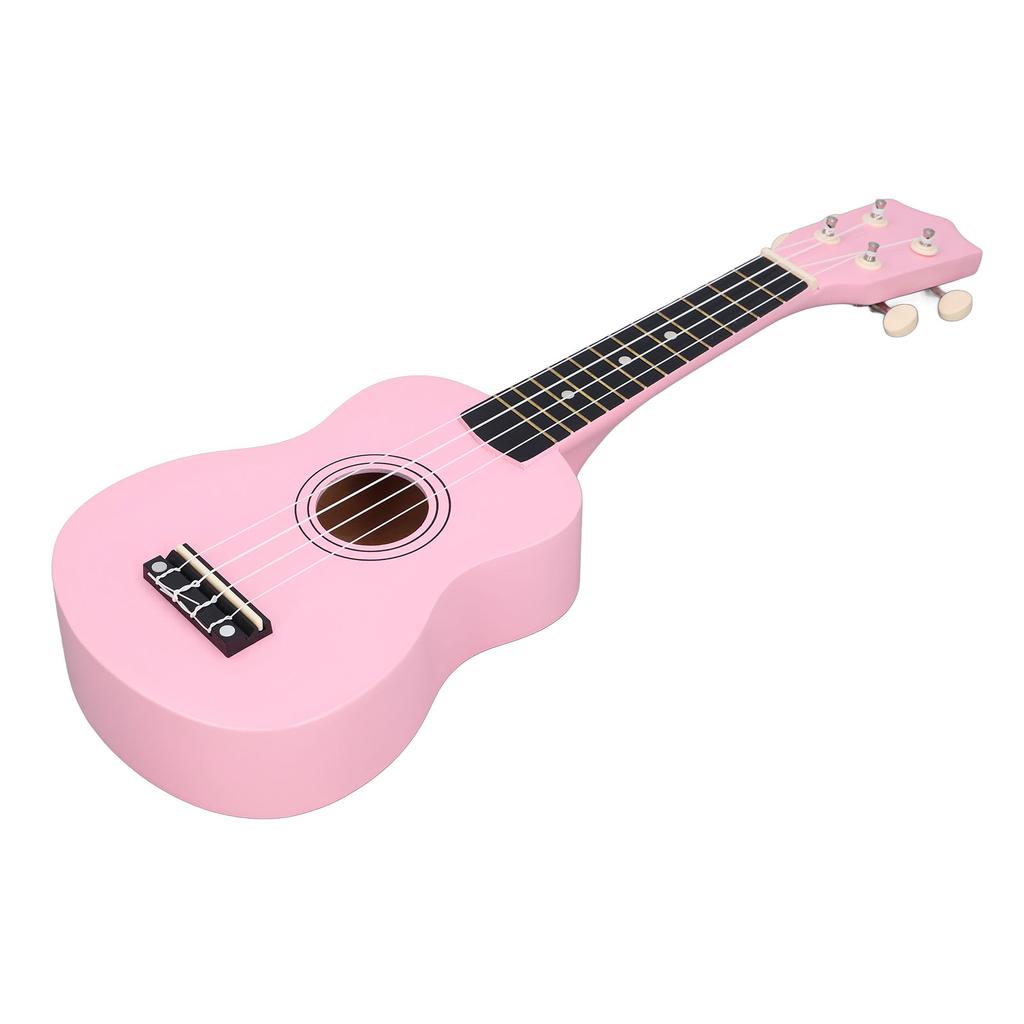 Kids Toy Ukulele Guitar Wooden Kids Toy Guitar 4 Strings Small Guitar Portable Lightweight Kids