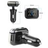 Auto TPMS Zapalovač cigaret Bezdrátový univerzální TPMS USB Digitální tpms Systém alarmu tlaku v pneumatikách 4 Externí interní senzor