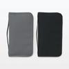 MUJI Polyester Passport Case with Clear X 13 X OHCA3A2S Pocket, Black, Approx. 23.5 2.5 Cm,