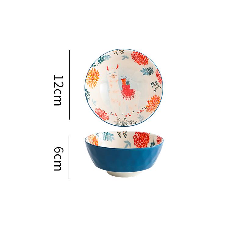 

Japanese Ceramic Bowl Cute and Creative Household Tableware Eating Soup Bowl Children s Bowl