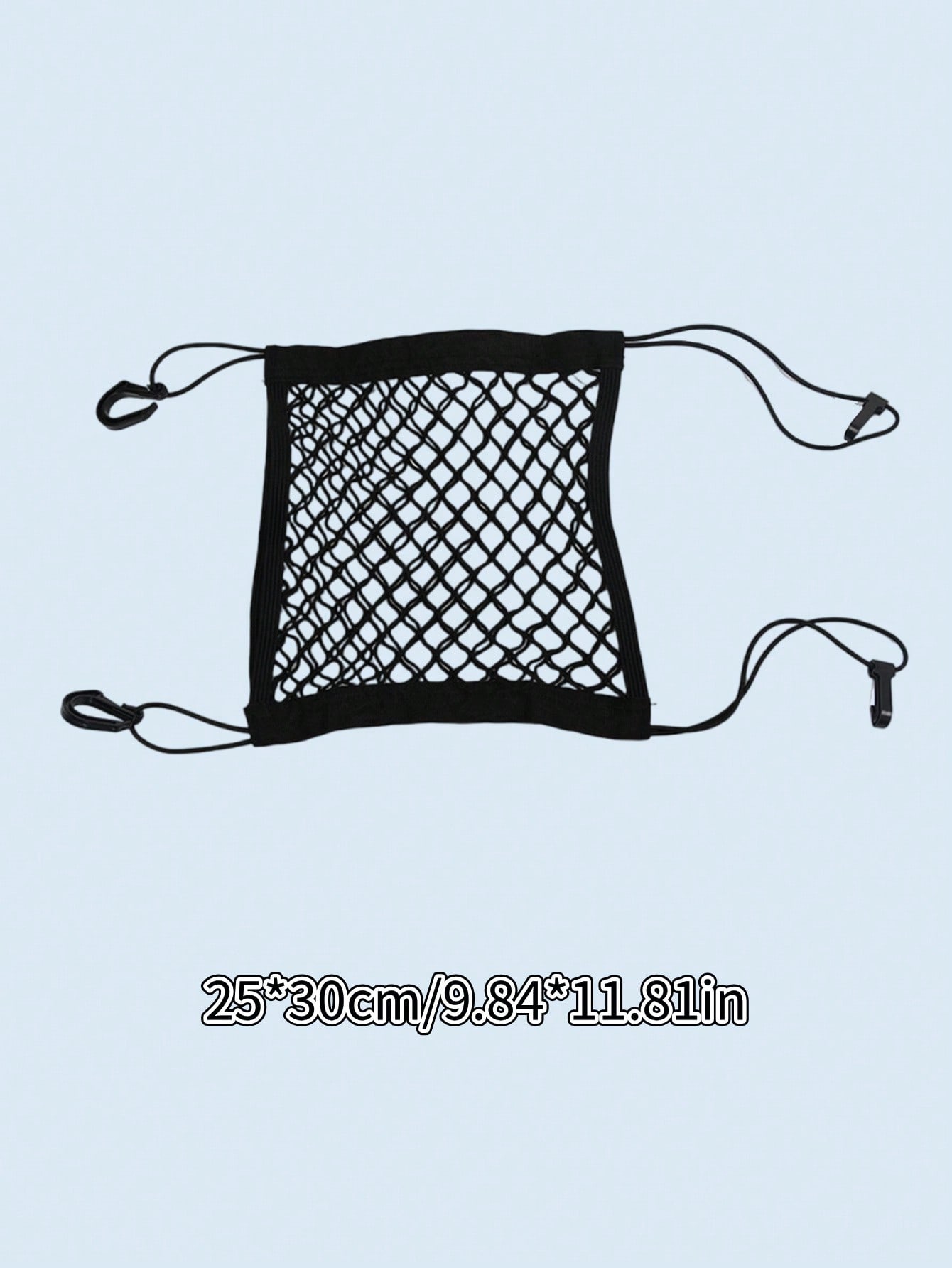 

Universal Car Seat Storage Mesh Bag-It is easy to install, made of durable mesh material, and suitable for storing small items. чёрный