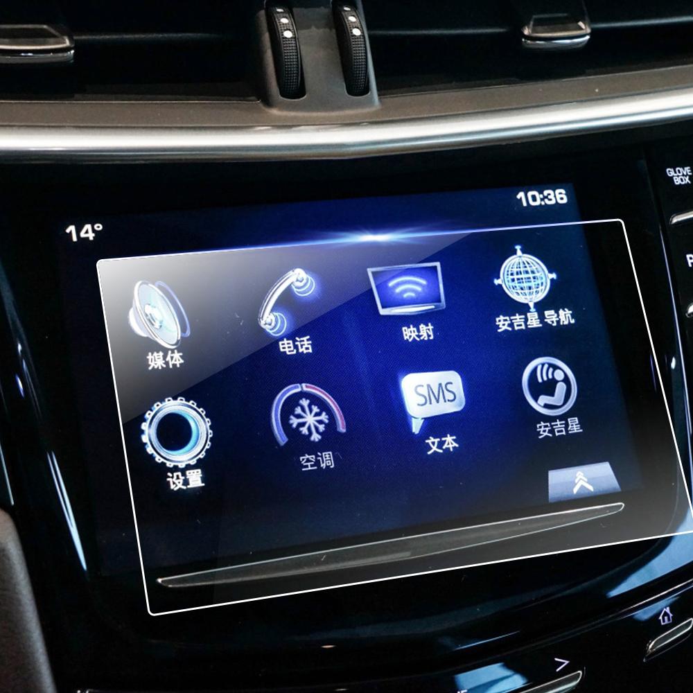 For Cadillac XTS CTS 2014-2019 Car Navigation Screen Tempered Glass Protector Film Screen Film Interior Accessories AGW1