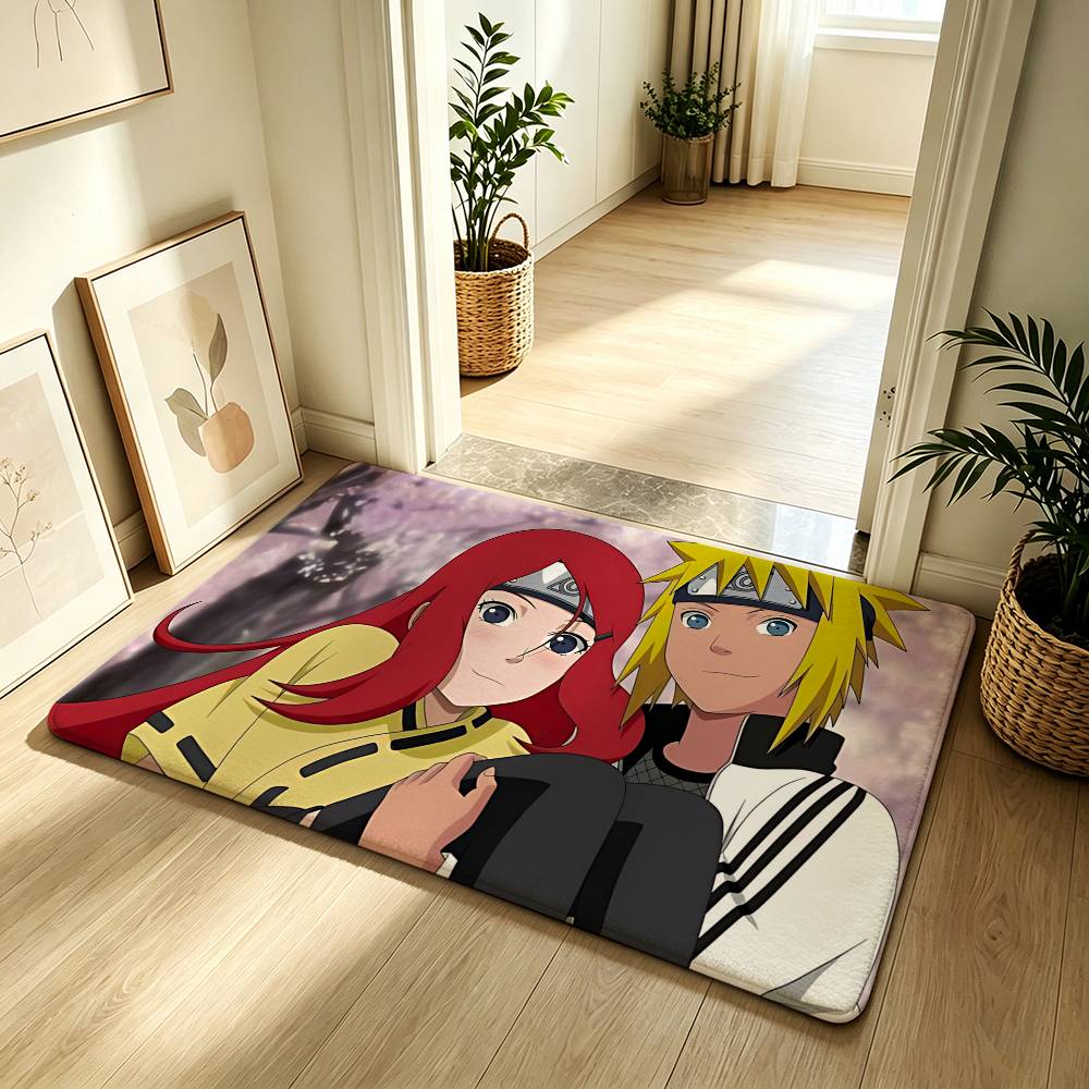 Anme Cool-N-naruto-S Carpet Bathroom Anti-slip Mat Door Mat Home Decoration Mat Entrance Door Mat Scratch-resistant Door Mat