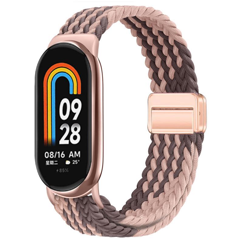 For Xiaomi Mi Band 10 strap Accessories breathable nylon Magnetic Braided Bracelet belt pulseira correas for Xiaomi Mi band 9 8