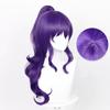 Anime Asahina Mafuyu Cosplay Pruik Lang Donkerpaars Paardenstaart Golvend Asahina Mafuyu Pruik Hittebestendig Synthetisch Haar Pruiken
