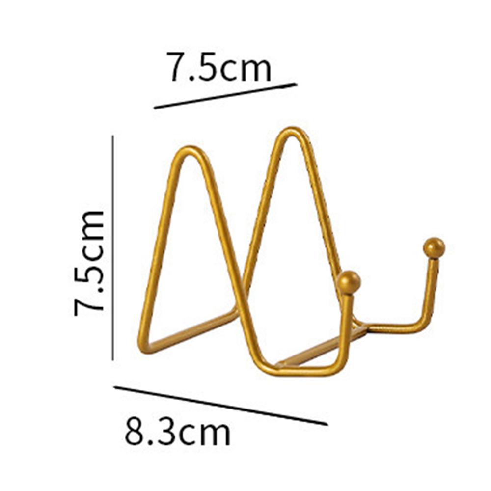 Picture Stands Holder Display Picture Easel Metal Plate Dish Tabletop Art Pictures Frame Photo Decorative Tabletop Art 1 Pc